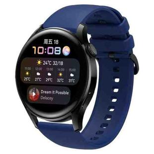 For Huawei Watch3 22mm Waterproof Sports Silicone Watch Band(Royal Blue)