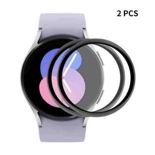 2 PCS For Samsung Galaxy Watch5 40mm ENKAY 3D PC + PMMA HD Full Coverage Screen Protector Film