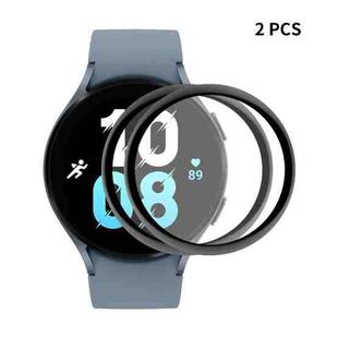 2 PCS For Samsung Galaxy Watch5 44mm ENKAY 3D Full Coverage PC + PMMA HD Screen Protector Film
