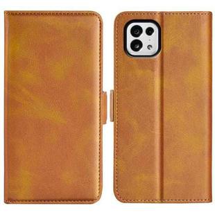 For Tone E22 Dual-side Magnetic Buckle Horizontal Flip Leather Phone Case(Yellow)