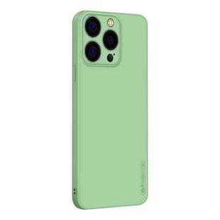 For iPhone 14 Pro Max PINWUYO Sense Series Liquid Silicone TPU Phone Case (Green)