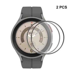 2 PCS For Samsung Galaxy Watch5 Pro 45mm ENKAY 3D Full Coverage HD Screen Protector Film