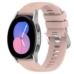 For Samsung Galaxy Watch 46mm 22mm Solid Color Soft Silicone Watch Band(Pink)
