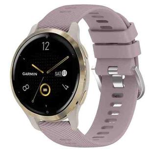 For Garmin Venu 2S 18mm Solid Color Silicone Watch Band(Roland Purple)