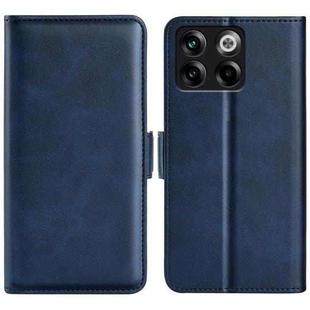For OnePlus Ace Pro Dual-side Magnetic Buckle Leather Phone Case(Dark Blue)