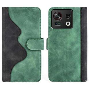 For ZTE Nubia Z40S Pro Stitching Horizontal Flip Leather Phone Case(Green)