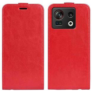 For ZTE Nubia Z40S Pro R64 Texture Single Vertical Flip Leather Phone Case(Red)