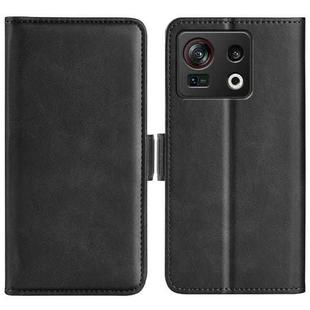 For ZTE nubia Z40S Pro Dual-side Magnetic Buckle Horizontal Flip Leather Phone Case(Black)