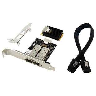 ST7243 MiniPCI-E Dual Interface Fiber Gigabit Fiber Optic SFP Server Network Card