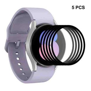 5 PCS For Samsung Galaxy Watch5 40mm ENKAY 9H Full Cover Tempered Glass Watch Film