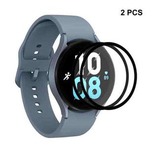 2 PCS For Samsung Galaxy Watch5 44mm ENKAY 9H Full Cover Tempered Glass Watch Film