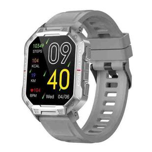 NX3 1.83 inch Color Screen Smart Watch,Support Heart Rate Monitoring/Blood Pressure Monitoring(Grey)