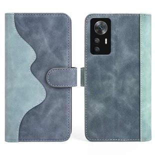 For Xiaomi 12T / 12T Pro / Redmi K50 Ultra Stitching Horizontal Flip Leather Phone Case(Blue)