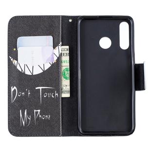 Colored Drawing Pattern Horizontal Flip Leather Case for Huawei P30 Lite,with Holder & Card Slots & Wallet(Smirk)