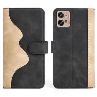 For Motorola Moto G32 Stitching Horizontal Flip Leather Phone Case(Black)