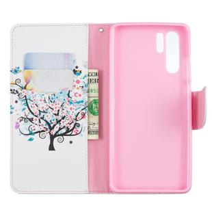 Colored Drawing Pattern Horizontal Flip Leather Case for Huawei P30 Pro,with Holder & Card Slots & Wallet(Tree)