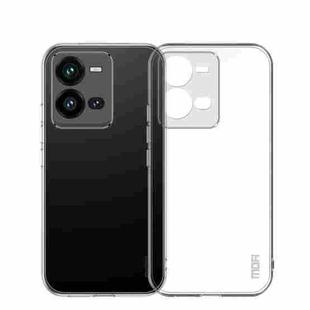 For vivo V25 MOFI Ming Series Ultra-thin TPU Phone Case(Transparent)