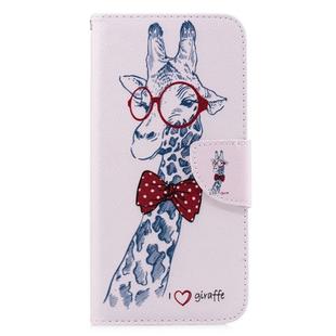 Colored Drawing Pattern Horizontal Flip Leather Case for Huawei Honor 8C, with Holder & Card Slots & Wallet(Deer)