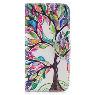 Colored Drawing Pattern Horizontal Flip Leather Case for Huawei Mate 20 Lite, with Holder & Card Slots & Wallet(Tree of Life)