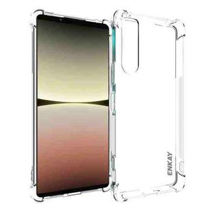 For Sony Xperia 5 IV ENKAY Clear TPU Shockproof Phone Case