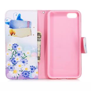 Colored Drawing Pattern Horizontal Flip Leather Case for HuaweiY5&Y5Prime,with Holder & Card Slots & Wallet(Butterfly Love)