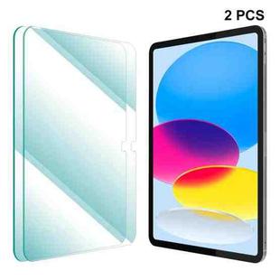 For iPad 10th Gen 10.9 2022 2pcs ENKAY 0.33mm Explosion-proof Anti-Scratch Tempered Glass Film