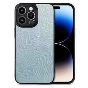 For iPhone 14 Pro Flow Color Back Cover Leather Phone Case(Blue)