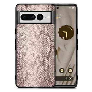 For Google Pixel 7 Pro SnakeskinLeather Phone Case(Grey)