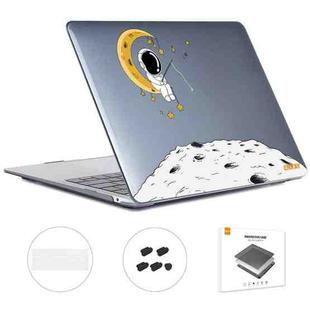 For MacBook Pro 13.3 A1706/A1989/A2159 ENKAY Hat-Prince 3 in 1 Spaceman Pattern Laotop Protective Crystal Case with TPU Keyboard Film / Anti-dust Plugs, Version:EU(Spaceman No.3)