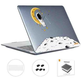For MacBook Pro 13.3 A1708 ENKAY Hat-Prince 3 in 1 Spaceman Pattern Laotop Protective Crystal Case with TPU Keyboard Film / Anti-dust Plugs, Version:EU(Spaceman No.3)