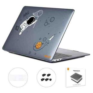 For MacBook Pro 13.3 A2251/A2289/A2338 ENKAY Hat-Prince 3 in 1 Spaceman Pattern Laotop Protective Crystal Case with TPU Keyboard Film / Anti-dust Plugs, Version:US(Spaceman No.2)