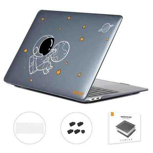 For MacBook Pro 15.4 A1707/A1990 ENKAY Hat-Prince 3 in 1 Spaceman Pattern Laotop Protective Crystal Case with TPU Keyboard Film / Anti-dust Plugs, Version:US(Spaceman No.5)
