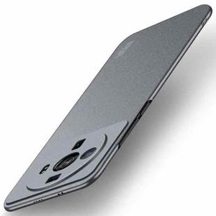 For Xiaomi 12s Ultra MOFI Fandun Series Frosted PC Ultra-thin Phone Case(Gray)