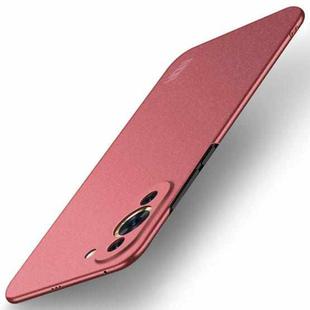 For Huawei Nova 10 Pro MOFI Fandun Series Frosted PC Ultra-thin Phone Case(Red)