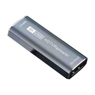 JUNSUNMAY 8K 30m HDMI Adapter Signal Amplifier HDMI Repeater Extender(Grey)