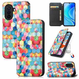 For Huawei Nova Y70 CaseNeo Colorful Magnetic Leather Phone Case(Magic Space)