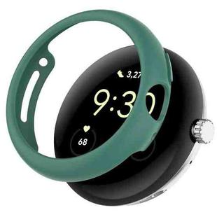 For Google Pixel Watch PC All-inclusive Hollowed Protective Case(Green)