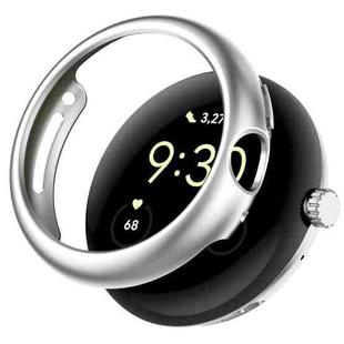 For Google Pixel Watch PC All-inclusive Hollowed Protective Case(Sliver)