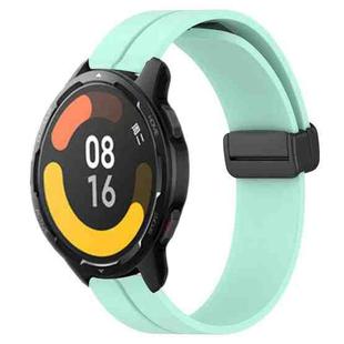 For Xiaomi MI Watch Color 2 22mm Solid Color Magnetic Clasp Silicone Watch Band(Teal)