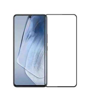 For vivo iQOO Neo7 PINWUYO 9H 3D Curved Full Screen Explosion-proof Tempered Glass Film(Black)