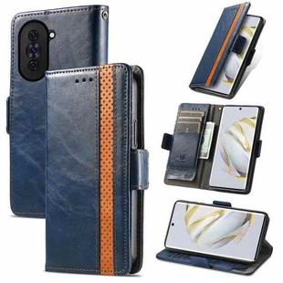 For Huawei  Nova 10 CaseNeoSplicing Dual Magnetic Buckle Leather Phone Case(Blue)
