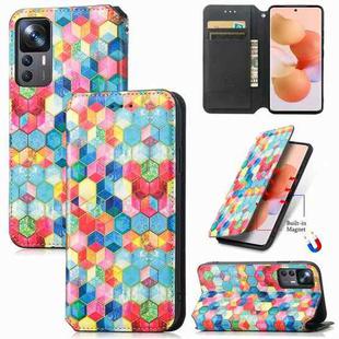 For Xiaomi 12T / 12T Pro / Redmi K50 Ultra CaseNeo Colorful Magnetic Leather Phone Case(Magic Space)