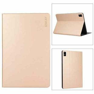 For Xiaomi Redmi Pad 10.61 ENKAY Hat-Prince Auto Sleep and Wake Up PU Leather Stand Case Shockproof Cover(Gold)