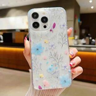 For iPhone 12 Pro Max Fresh Small Floral Epoxy TPU Phone Case(D05)