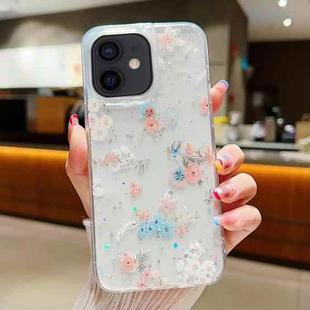 For iPhone 11 Fresh Small Floral Epoxy TPU Phone Case(D01)