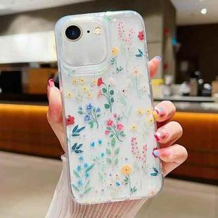 For iPhone 7 / 8 / SE 2022 Fresh Small Floral Epoxy TPU Phone Case(D04 Colorful Floral)