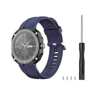 For Huawei Watch GT Cyber Silicone Sports Watch Band(Midnight Blue)