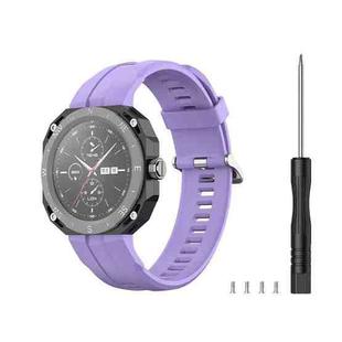 For Huawei Watch GT Cyber Silicone Sports Watch Band(Purple)