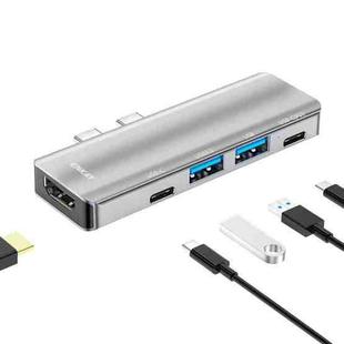 ENKAY Hat-Prince 5 in 2 Hub Type-C to 4K HDMI / USB 3.0 Docking Station Adapter