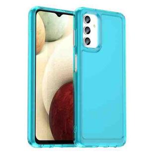 For Samsung Galaxy A04s Candy Series TPU Phone Case(Transparent Blue)